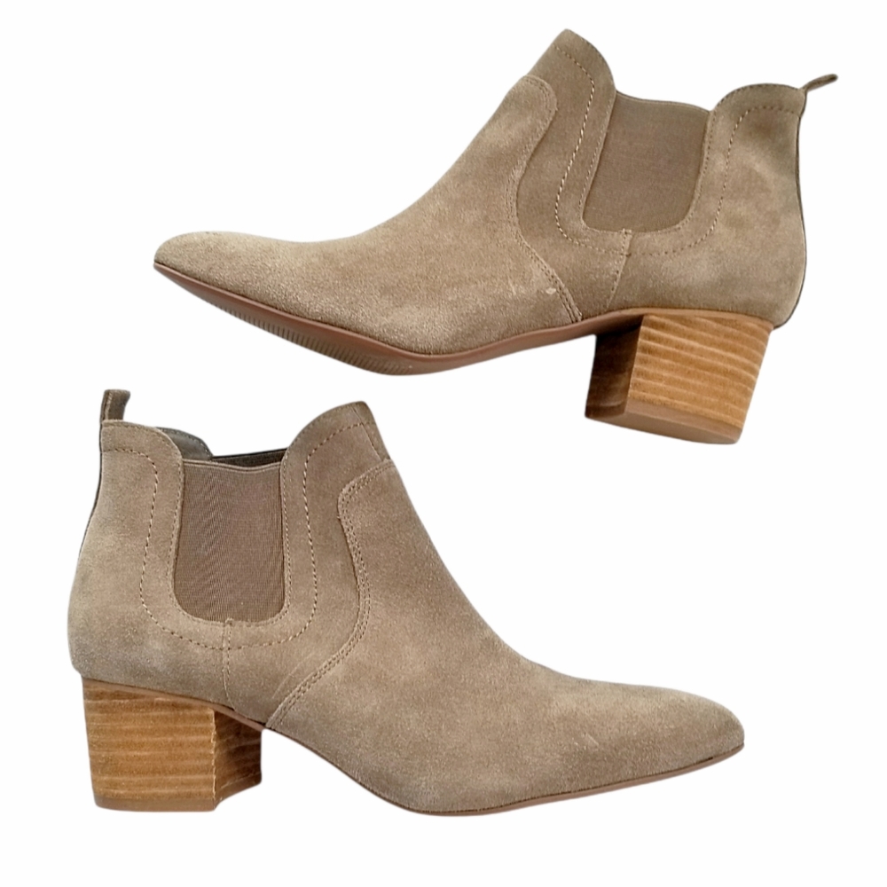 Nine West boots gray brown suede 7.5